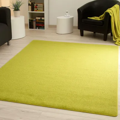 Produktbild von Steffensmeier Kurzflorteppich Cambridge Young | Teppich für das Wohnzimmer, Jugendzimmer in Grün, Größe: 240x340 cm