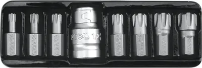 Produktbild von Yato YT-0418, 7 Stück(e), Ribe, 9.5 mm, M10, M12, M14, M5, M6, M7, M8, Stahl, 25,4 / 2 mm (1 / 2")