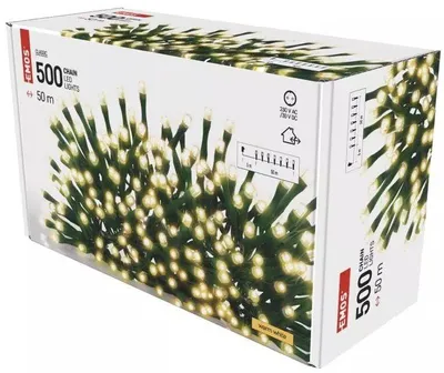 Obrázok produktu pre LED žiarovky Emos - Clas Timer, 500 kusov, 6W, 50 m