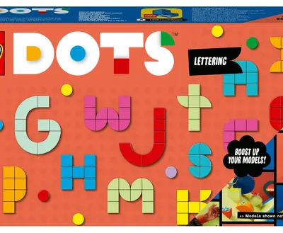 Immagine prodotto di LEGO 41950 DOTS XXL set di addizione - messaggi, set creativo per bacheca fai-da-te per bambini, set artigianale giocattolo con blocchi per la costruzione di lettere