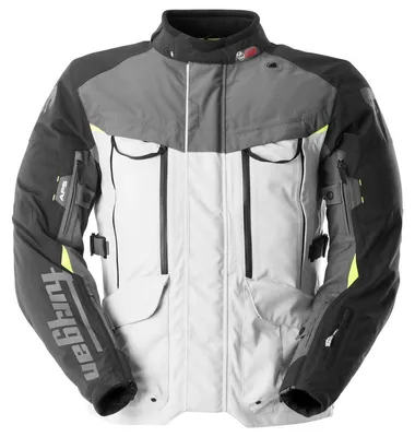 Zdjęcie produktu dla Furygan Jacket Challenger Grey-White-Yellow Fluorescent