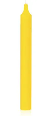 Image de Bougie Teintée Masse ø21/200mm Jaune Vif - Bougies De France