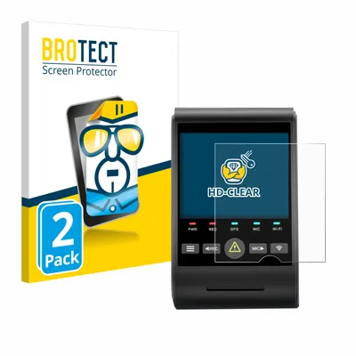 Produktbild von 2x Für VIOFO A229 PRO Schutzfolie BROTECT Displayschutz Display Schutz Folie Klar Transparent
