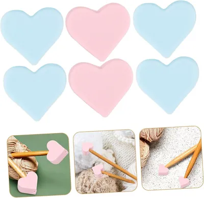 Produktbild von 20 Stück Stricknadelspitzen-Schutzkappen
