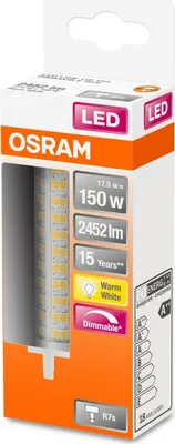Produktbild von Osram SUPERSTAR, 19 W, 150 W, R7s, 2452 lm, 25000 h, Warmweiß