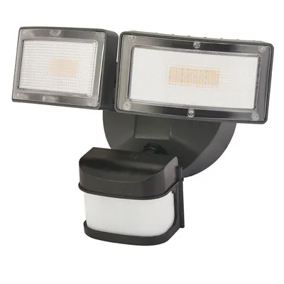 Obrázok produktu pre LED reflektor so senzorom pohybu a súmraku 36W čierny IP54 SU-MA 6556-PIR