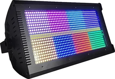 Obrázek produktu pro Stroboskopické světlo, 8segmentové ovládání, dynamické světelné efekty, černá barva, zástrčka EU