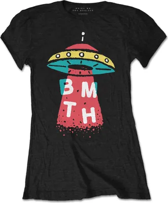 Produktbild von Bring Me The Horizon - Alien Damen X-Large T-Shirt - schwarz