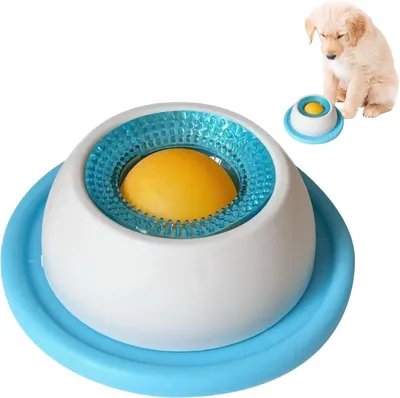 Produktbild von Katzenspielzeug Hundespielzeug Leckball Hund Katze Interaktives Intelligentes Spielzeug für Hunde und Katzen, Rutschfestes, langsames Fressspielzeug,