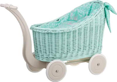 Obrázek produktu pro Kočárek pro panenky LUNA Willow Mint EXCLUSIVE 48X28 H26/47 CM