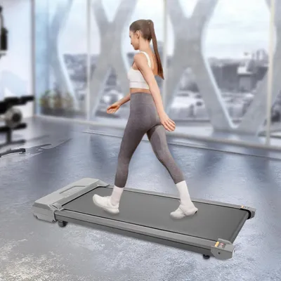 Image de Tapis de course électrique - Tapis de course plat - Tapis de course pour sous bureau - Tapis de course électrique pour la maison