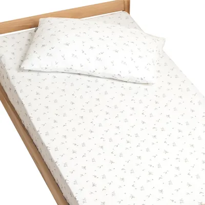 Produktbild von Spannbettlaken Melody - 90x190 cm - weiß | by SEVIRA KIDS