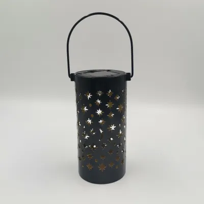 Imagen del producto de Lámpara solar LED para jardín, sin cables, diseño para exteriores, con estaca para clavarse en el suelo, color
