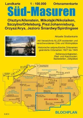 Immagine prodotto di Mappa del sud della Masuria