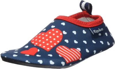 Produktbild von Playshoes - UV-Barfußschuhe für Mädchen - Herzen - dunkelblau