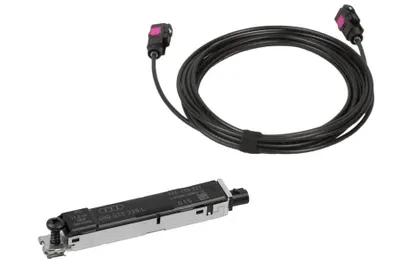 Produktbild von Original Antennen Modul + Kufatec Kabelbaum SET DAB DAB+ für Audi A8 4H