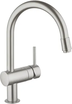 Produktbild von Grohe Minta Spültischbatterie herausziehbarer Mousseurauslauf supersteel - 32918DC0