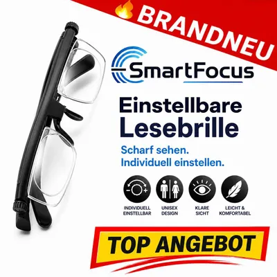 Obrázek produktu pro SmartFocus™ – brýle s nastavitelným zaostřením, brýle na čtení, individuálně nastavitelná dioptrická korekce, uni