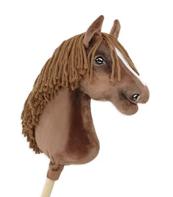 Immagine prodotto di Hobby Horse Cavallo grande su bastone Premium - castagno scuro A3