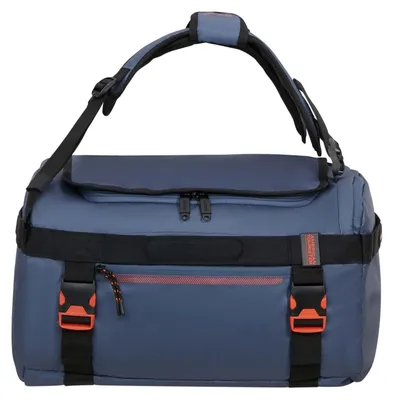 Produktbild von American Tourister Reisetasche Rucksack Urban Track Duffle / Backpack Coated 41L Navy / Orange blau