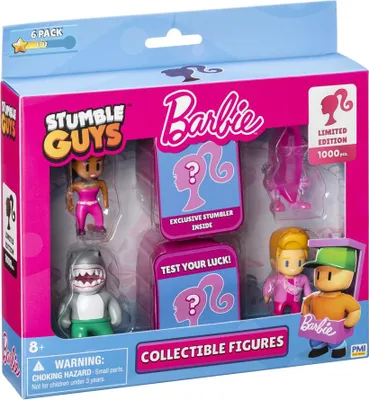 Image de Bandai STUMBLE GUYSxBARBIE FIGURES 6 PACK DELUXE BOX VER.B