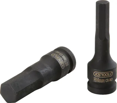 Produktbild von KS TOOLS 911.0932-E 1/2" Kraft-Bit-Stecknuss Innensechskant, 19mm, auf Hänger