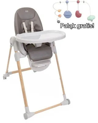 Zdjęcie produktu dla Chicco POLLY Armonia krzesełko do karmienia z funkcją leżaczka Scandinavian + pałąk gratis