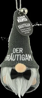 Produktbild von H&H Glücksbringer Maskottchen-Ich bring Dir Glück-Glückswichtel Bräutigam