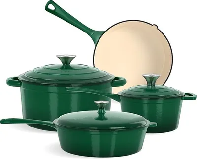Imagen del producto de Olla de hierro fundido para inducción, ollas y sartenes