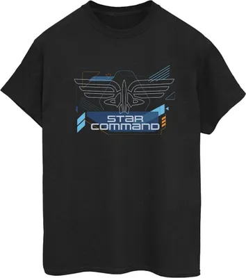 Produktbild von Disney - "Lightyear Star Commands" T-Shirt für Damen BI50404 (M) (Schwarz)