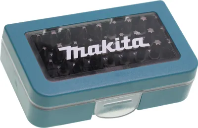 Zdjęcie produktu dla Makita P-73374, 31 szt., Phillips, Pozidriv, Torx, 2xPH1, 4xPH2, 2xPH3, 2XPZ1, 4xPZ2, 2xPZ3, 1xT8, 2xT10, 2xT15, 2xT20, 3xT25, 1xT27, 2xT30, 1xT40.