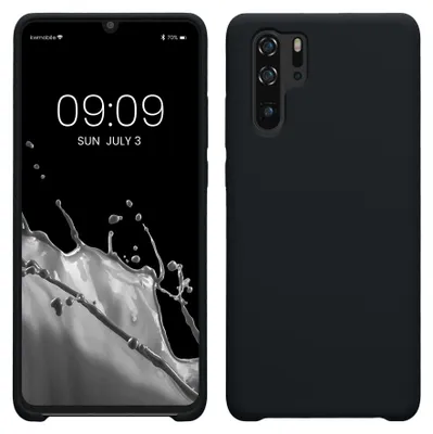 Produktbild von kwmobile Handyhülle für Huawei P30 Pro Hülle - Case Silikon - Kabelloses Laden - Schutzhülle Cover in Heidelbeerblau