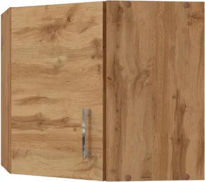 Produktbild von Held Möbel Eckhängeschrank Sorrento BxTxH 60 x 60 x 57 cm eiche hell matt zerlegt Anschlag reversibel 372.6272