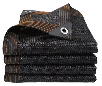 Immagine prodotto di Rete ombreggiante 2 x 6 metri - Protezione UV 90% - Colore: nero - Protezione solare - Rete antivento - Resistente alle temperature - Ombrellone
