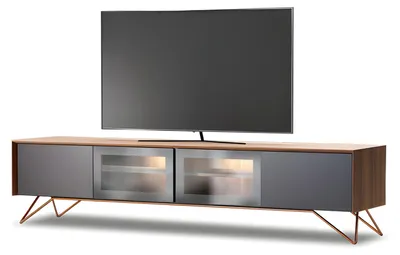 Obrázok produktu pre Elegantný hnedý drevený lowboard do modernej obývačky