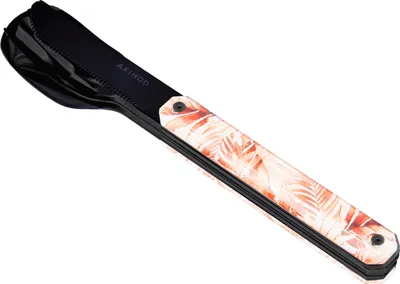 Image de Akinod 12H34, polymère, acier inoxydable, ensemble d'ustensiles, rouge, blanc, blanc, rouge, 33 mm, 180 mm