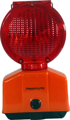 Produktbild von Baustellenleuchte 'Profi-Lite', rot / mit Schloss
