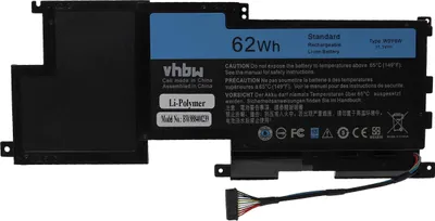 Produktbild von vhbw Akku Ersatz für Dell 09F233, W0Y6W, WOY6W für Notebook (5500 mAh, 11,1 V, Li-Polymer)