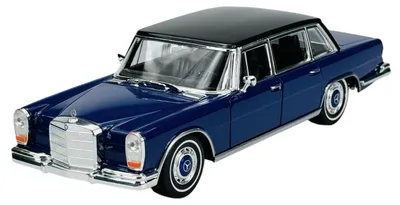 Produktbild von Welly 1963 Mercedes-Benz 600 Blau 1:24 Die Cast Metall Modell im Kasten 24121