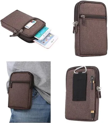 Produktbild von Tasche Tasche Tasche 17 x 10,5 cm - braun - multifunktional - sichere Aufbewahrung - Vemera
