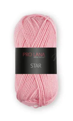 Produktbild von Pro Lana Star 50 g anschmiegsame Wolle für Anfänger und Könner (100 % Polyacryl) 135 m Farbe 026