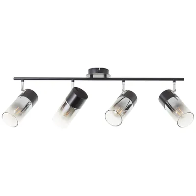 Produktbild von BRILLIANT Spotrohr, 4-flammig Alia schwarz IP20 E27 40 Watt dimmbar g. f. Normallampe