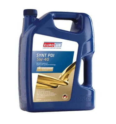 A blue plastic container of motor oil against a white background.