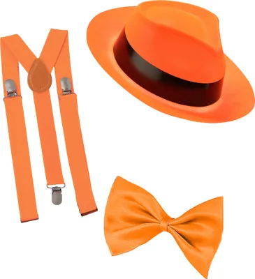 Produktbild von Accessoire Set Orange für Erwachsene - Einheitsgröße