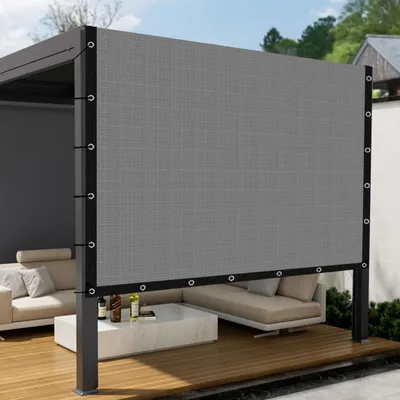 Immagine prodotto di Telo ombreggiante con protezione UV all'85% - Rete ombreggiante - Impermeabile - Facile da installare - Ideale per giardino/campeggio - Materiale traspirante - Telo per ombra