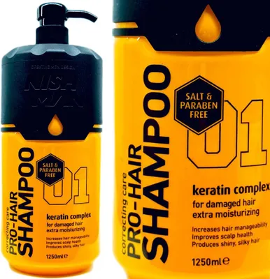 Obrázek produktu pro Šampon bez parabenů Nishman Pro Paraben free 1250ml