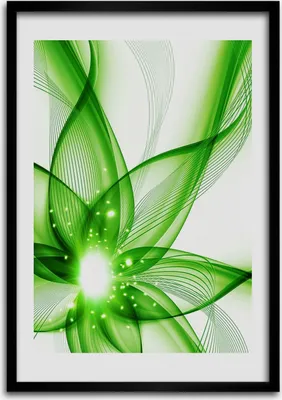 Produktbild von Bild - Bilderrahmen - 50 cm x 70 cm - MDF - Rahmen - Wandkunst Abstraktion