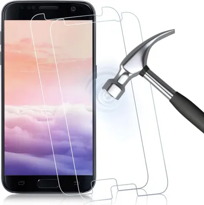 Obrázok produktu pre 2x 9H tvrdené sklo pre Samsung Galaxy S7, odolné proti poškriabaniu, masívne