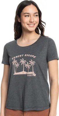 Image de T-shirt Roxy « Chasing The Wave » noir : taille S
