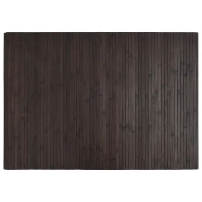 Produktbild von vidaXL Teppich Rechteckig Dunkelbraun 70x100 cm Bambus